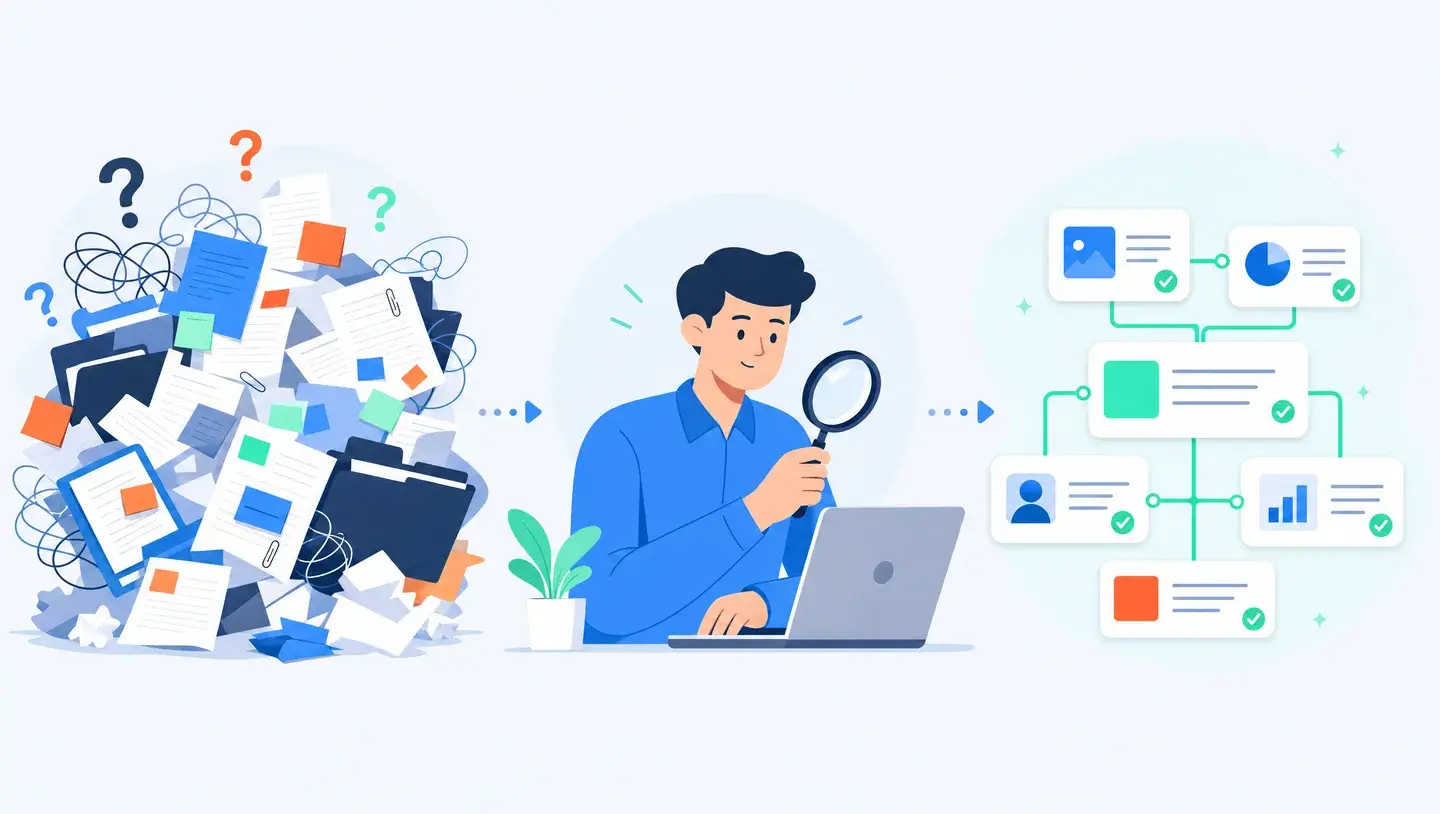 AI Knowledge Management: How Mid-Market Companies Make SharePoint, Notion and Slack Searchable