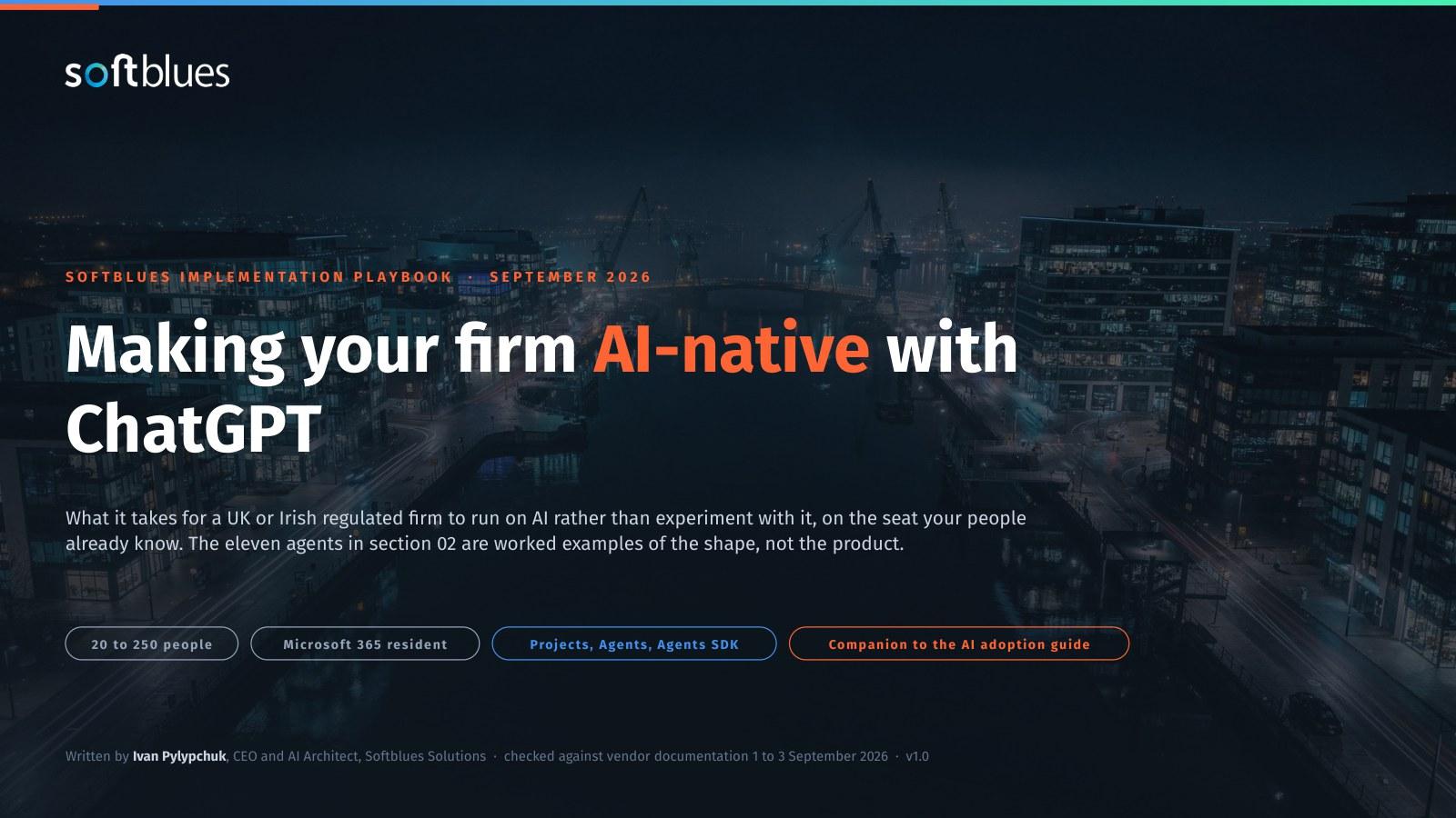 Making your firm AI-native with ChatGPT