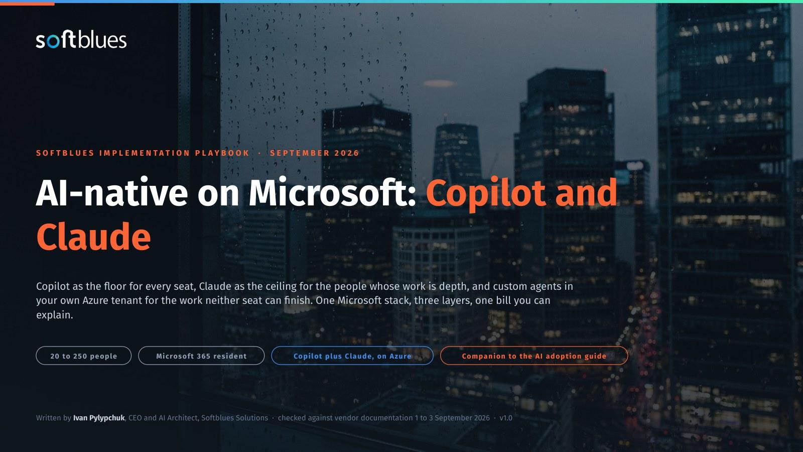 AI-native on Microsoft: Copilot and Claude