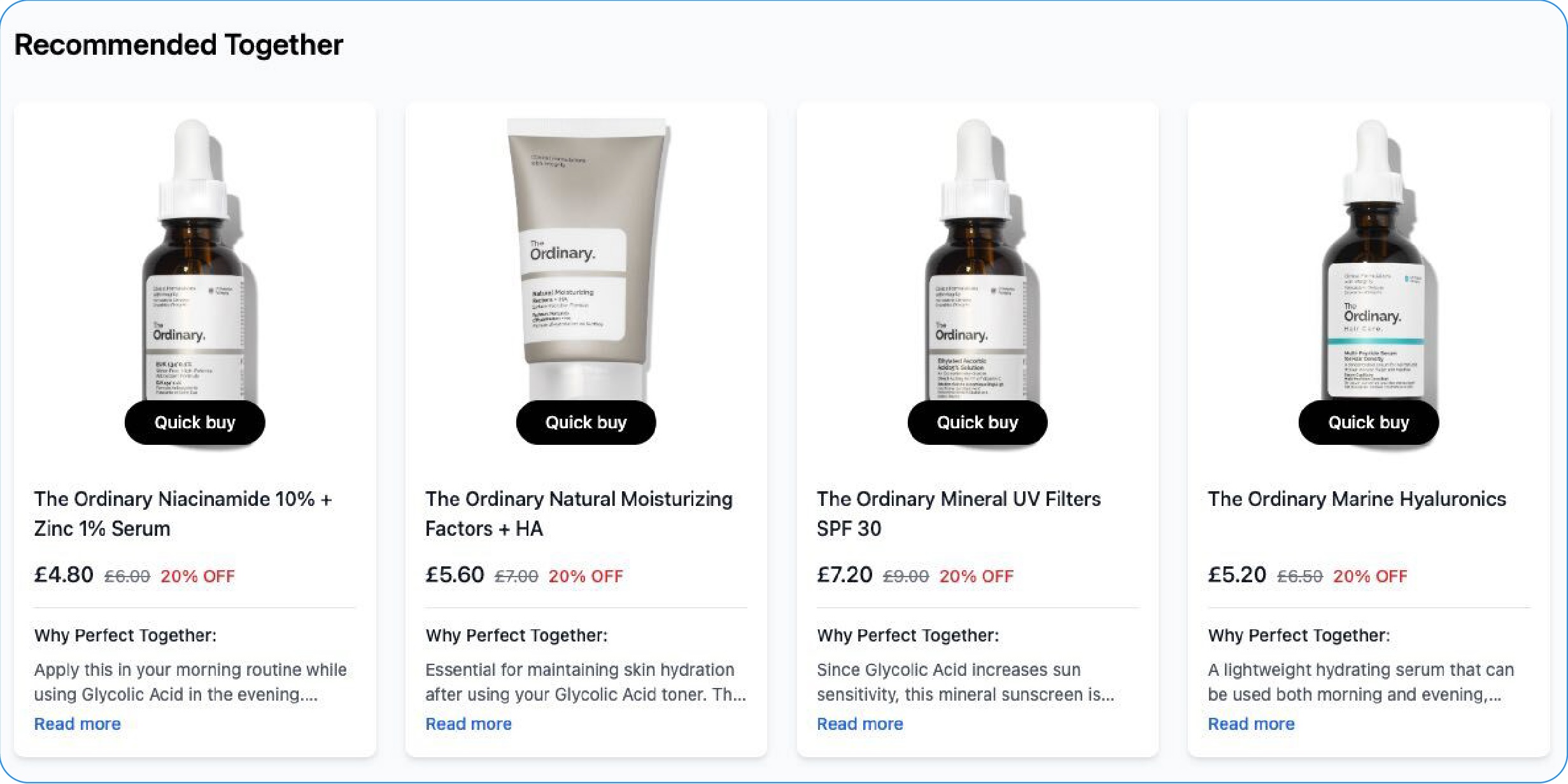 Recommended Together